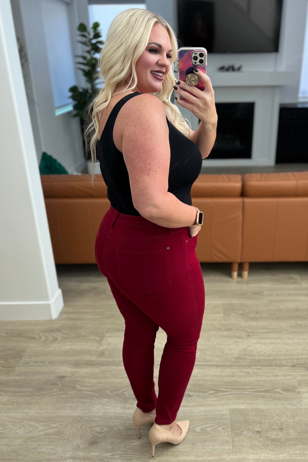 Scarlet High Rise TUMMY CONTROL Skinny Jeans By Judy Blue