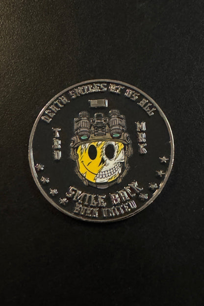 Smile Back Challenge Coin