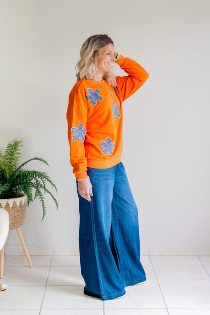 Groovy Bloom Sweatshirt