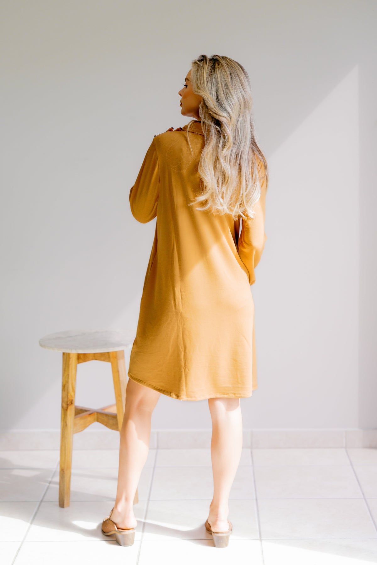 Golden Bloom Dress