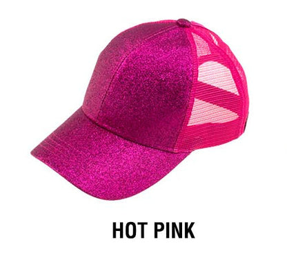 C.C Glitter Messy Bun Hats