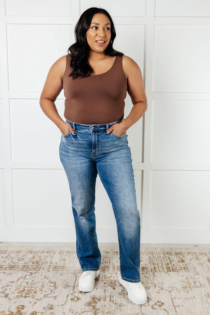 Nivea Vintage Wash Thermal Straight Jeans- Judy Blue