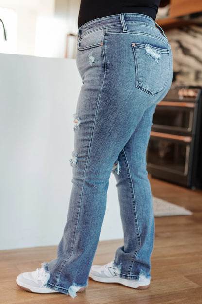 O'Hara Destroyed Judy Blue Straight Jeans