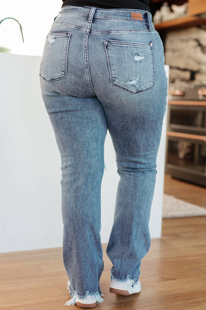 O'Hara Destroyed Judy Blue Straight Jeans