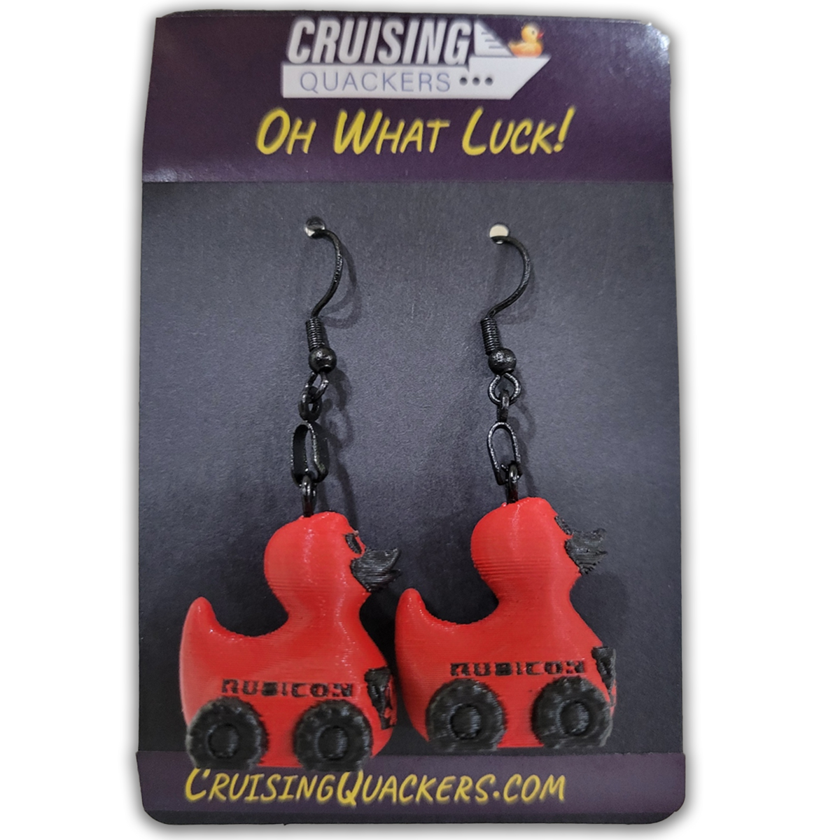 Jeep Rubicon Dangle Earrings