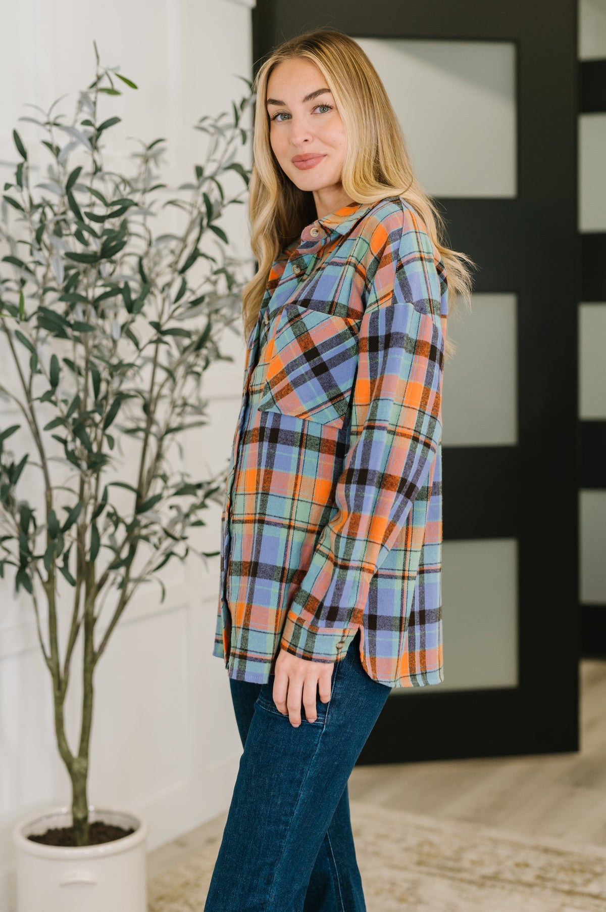 Rustic Rhythm Plaid Button Down