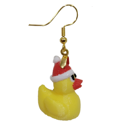 Santa Quackers Earrings