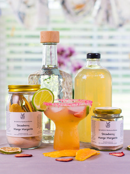 Margarita Cocktail Kit Gift Set – Spicy Jalapeño, Pineapple & Strawberry Mango