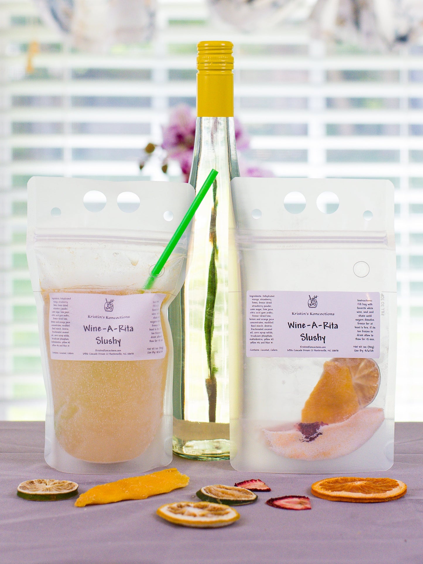 Wine Slushy Pouches – Frozen Pool & Beach Cocktail Mix