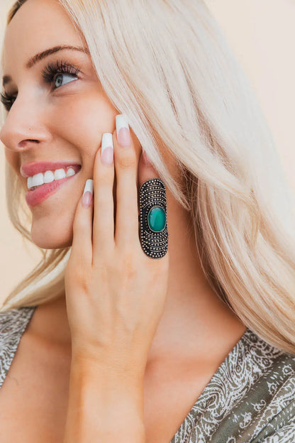 Antique Turquoise Adornment Vintage Ring💍