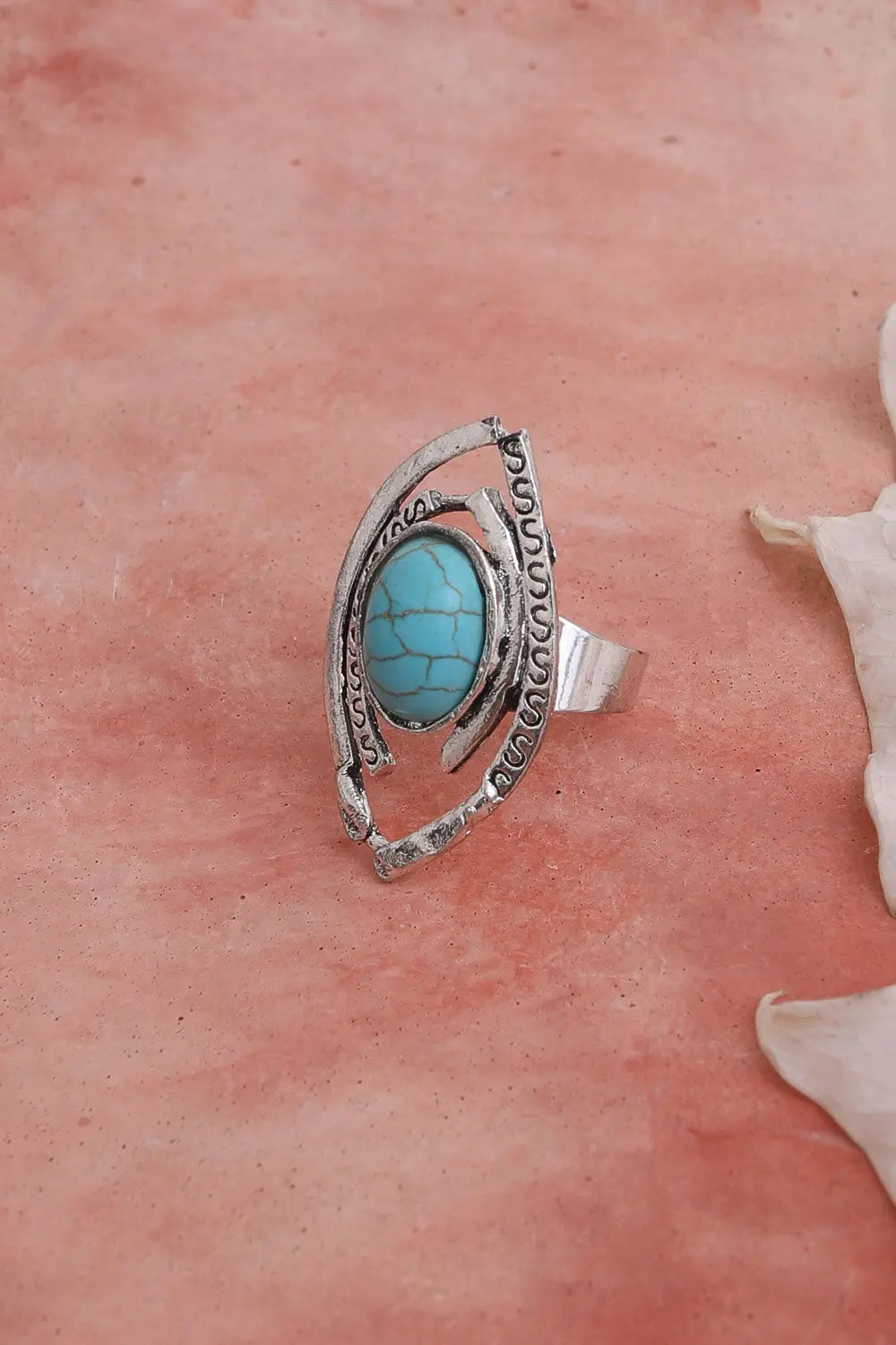 Western Native Adjustable Turquoise Ring💍