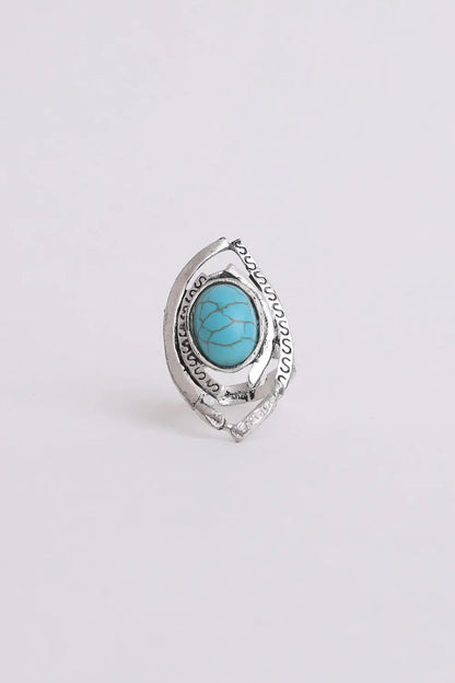 Western Native Adjustable Turquoise Ring💍