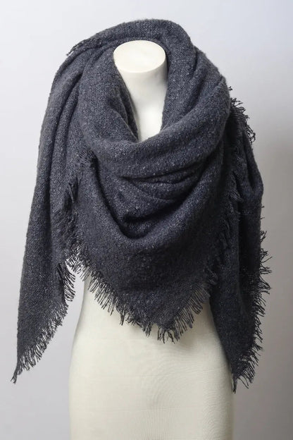 Mohair Square Blanket Scarf