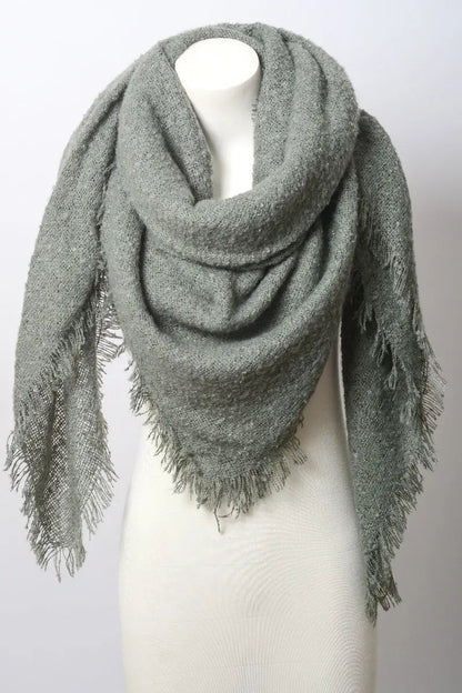 Mohair Square Blanket Scarf