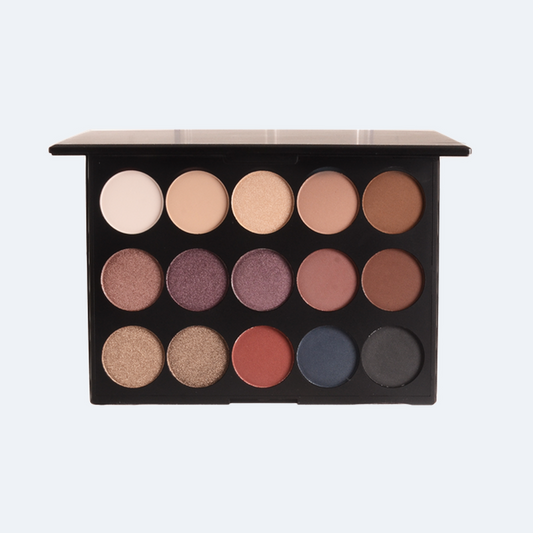 15 Shade Eyeshadow Palette - Earth Tone