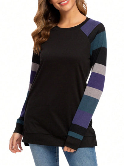 Color Block Long Sleeve Tee