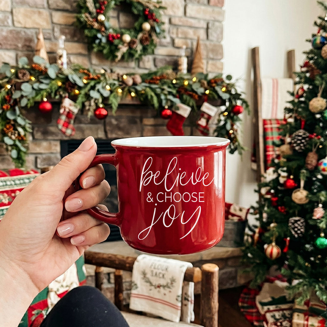 Believe & Joy Mug