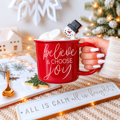 Believe & Joy Mug