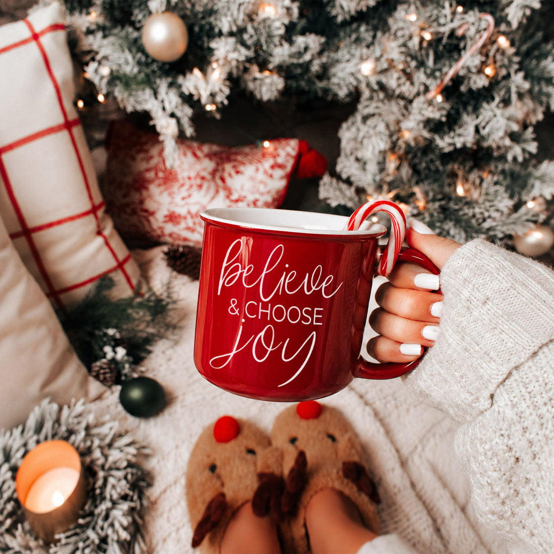 Believe & Joy Mug