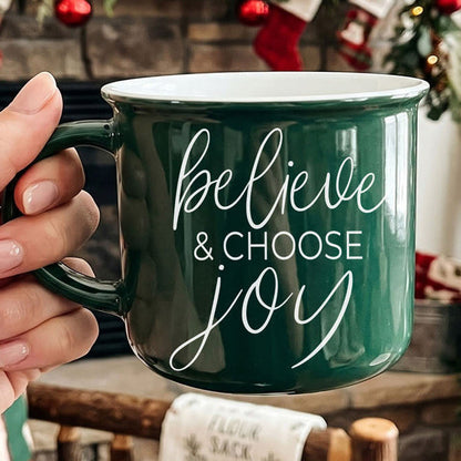 Believe & Joy Mug
