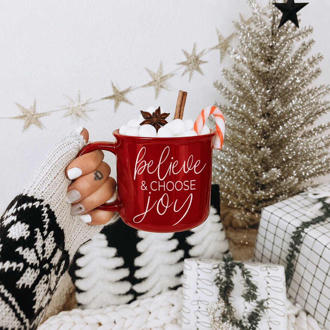 Believe & Joy Mug