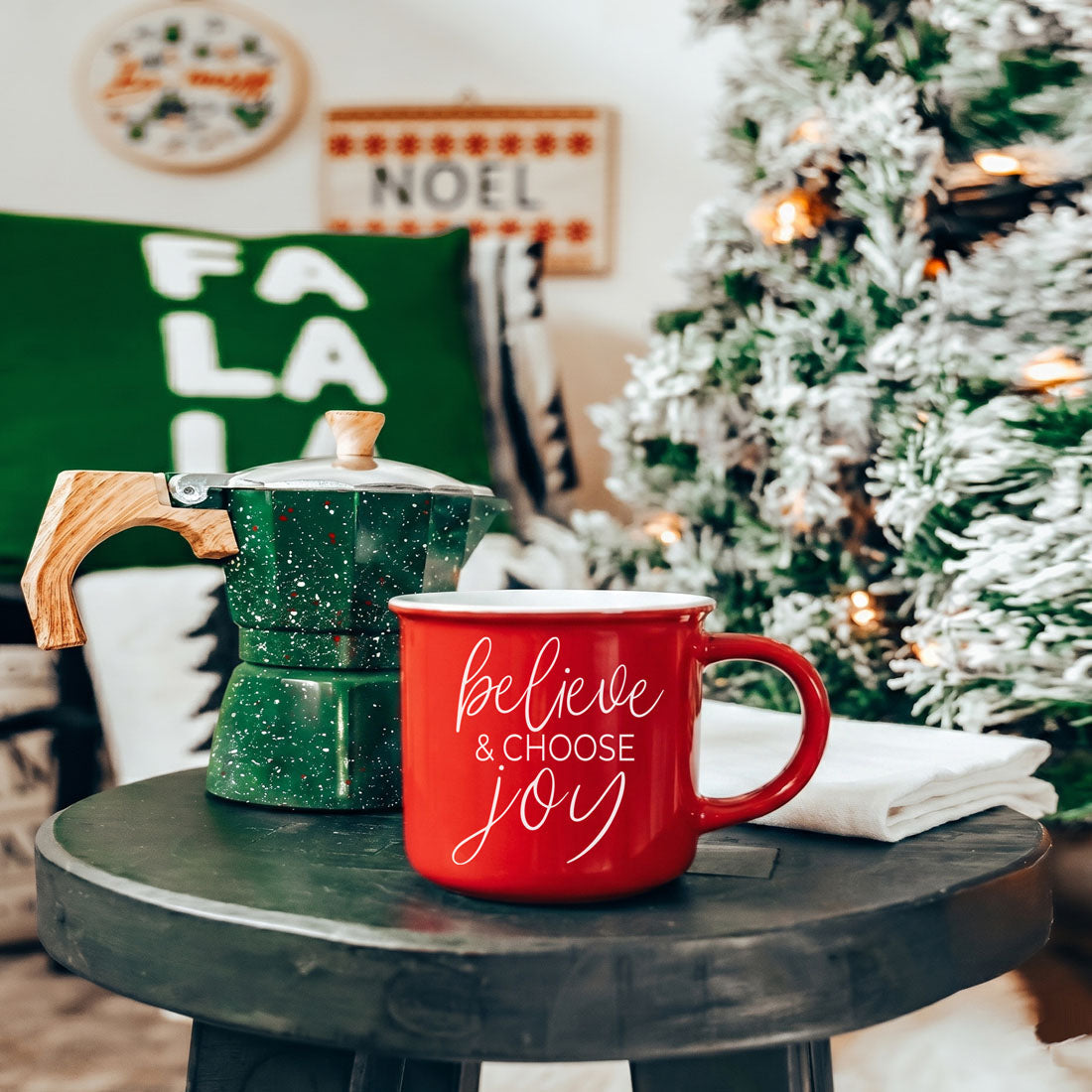 Believe & Joy Mug