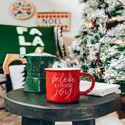 Believe & Joy Mug