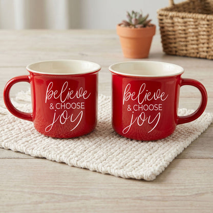 Believe & Joy Mug