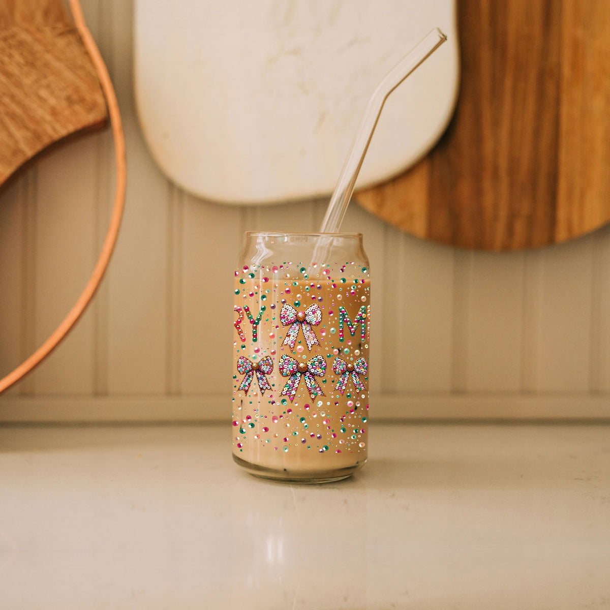 Sequin MERRY 17oz