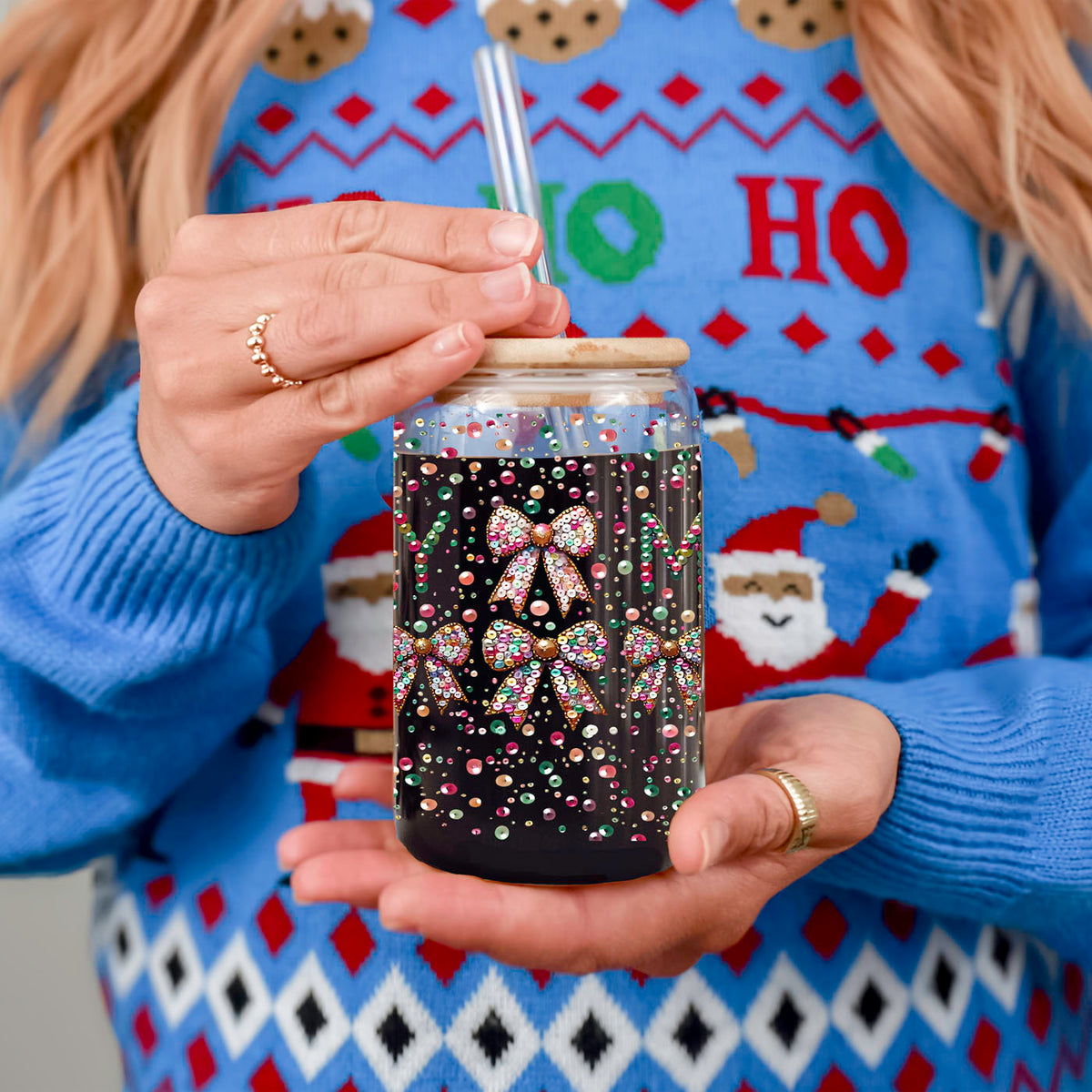 Sequin MERRY 17oz