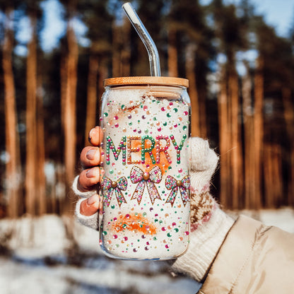 Sequin MERRY 17oz