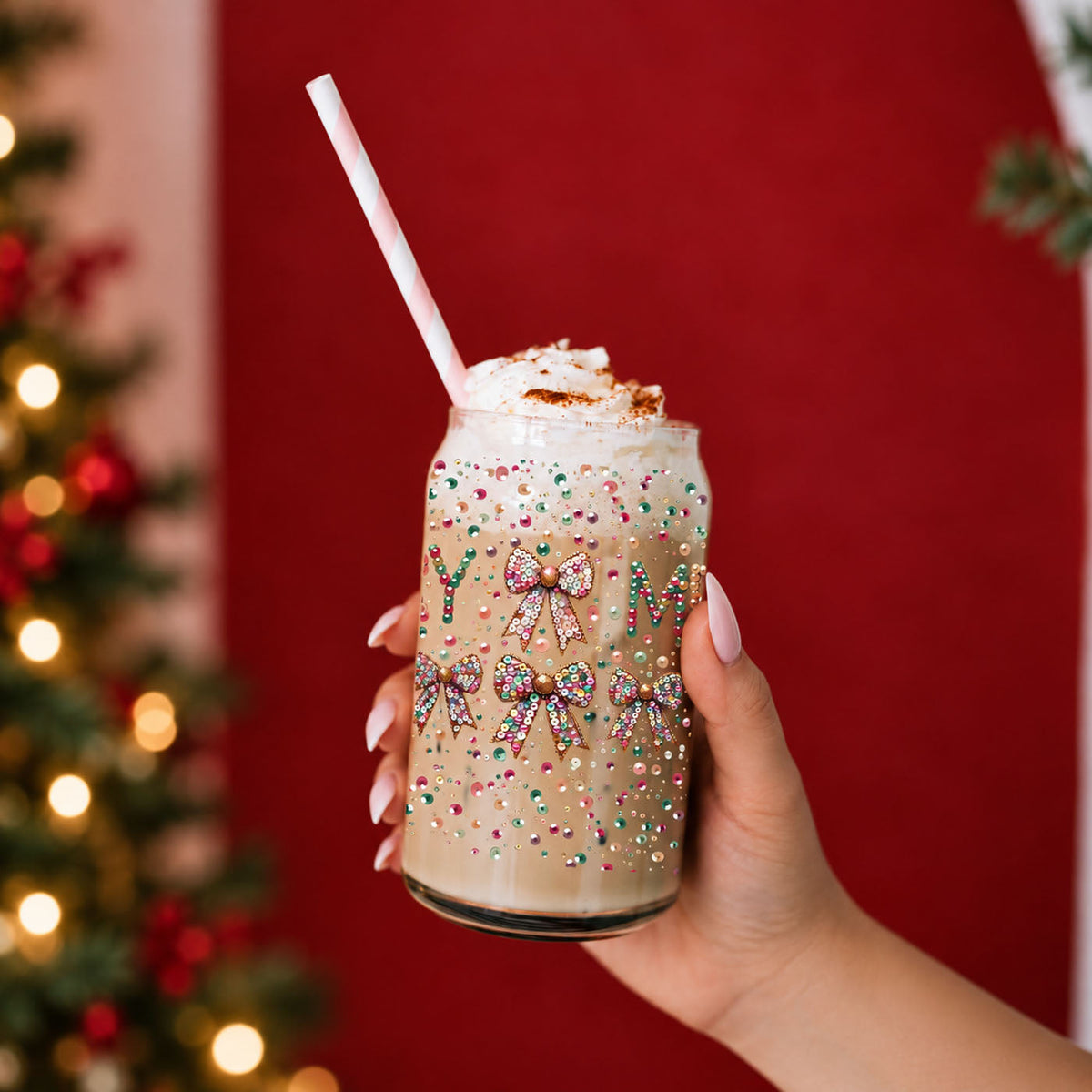 Sequin MERRY 17oz
