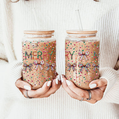 Sequin MERRY 17oz