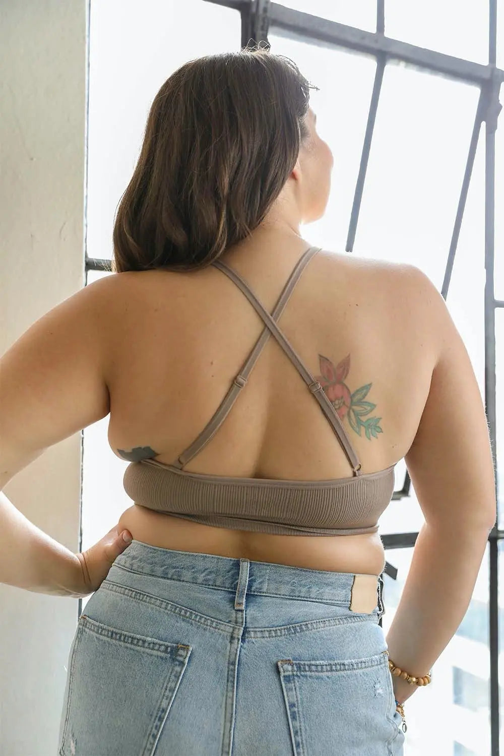 High Neck Crochet Lace Bralette – Stylish Layering Essential
