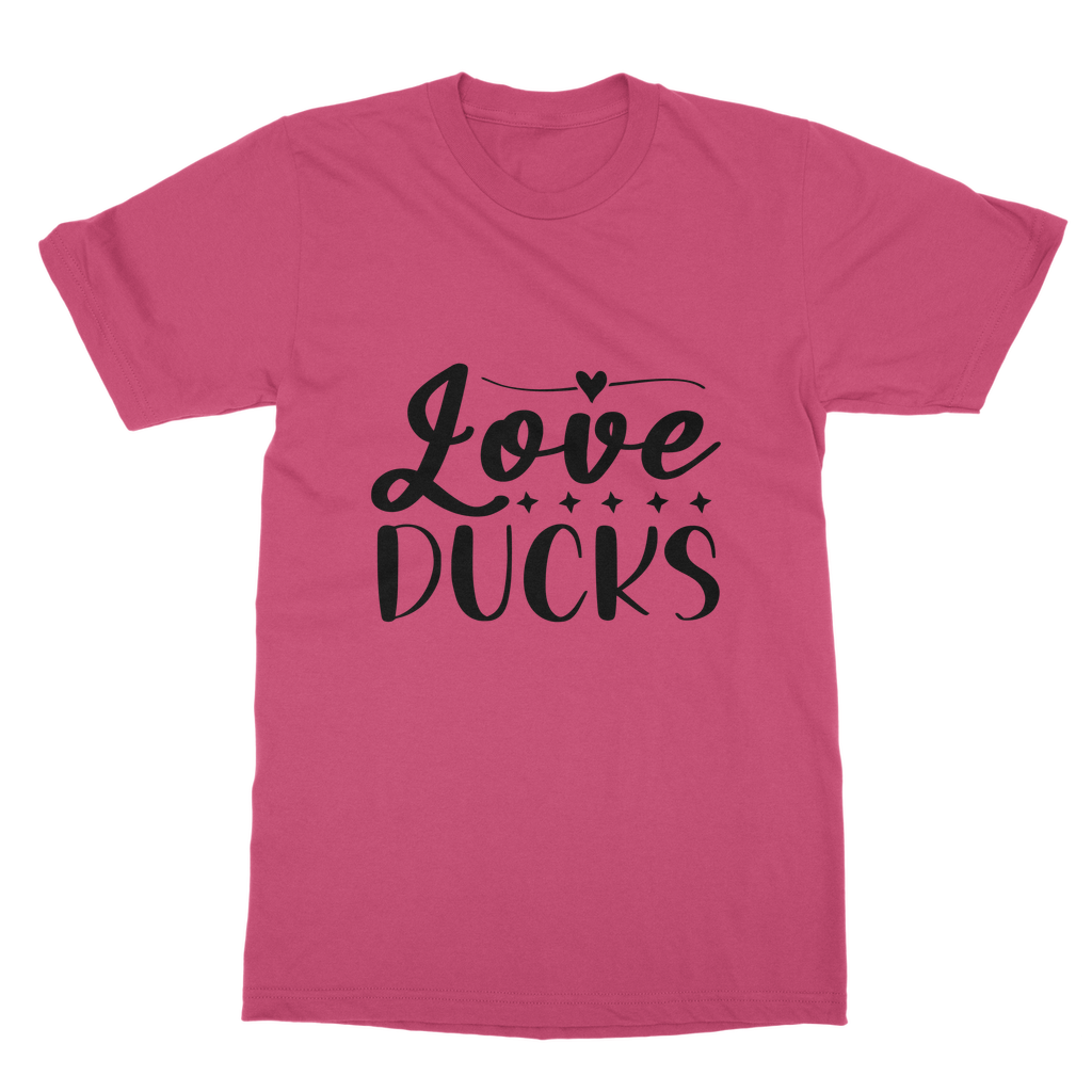 Love Ducks Classic Adult T-Shirt