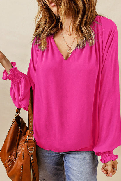 Lantern Sleeve Blouse