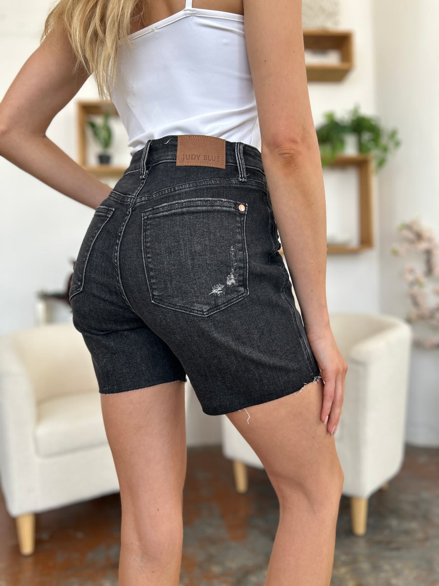 Judy Blue High Waist Rigid Magic Denim Shorts