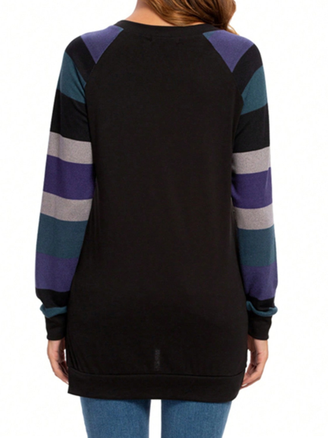 Color Block Long Sleeve Tee