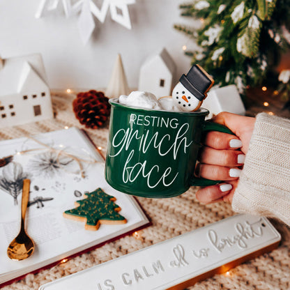Grinch Face Mug