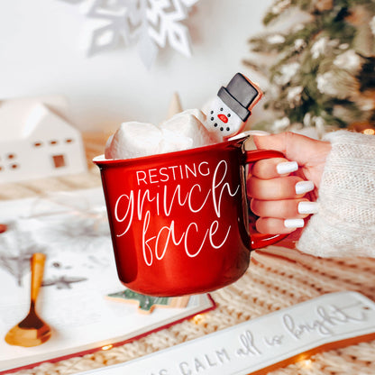 Grinch Face Mug