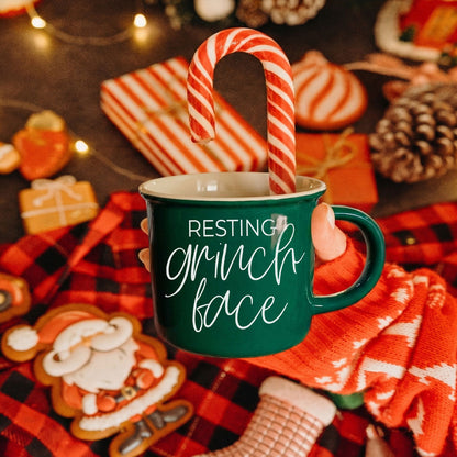 Grinch Face Mug