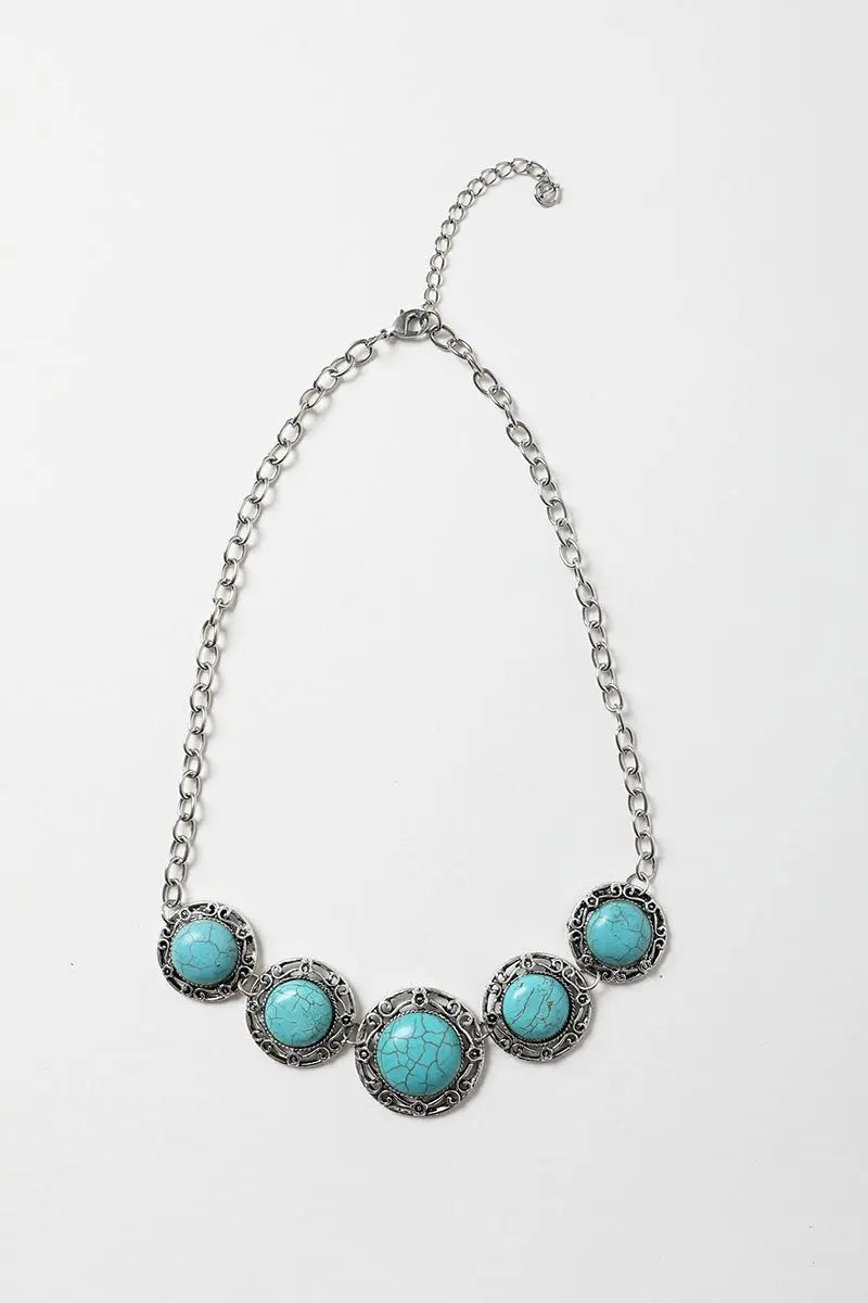 La Floraison Turquoise Necklace💙