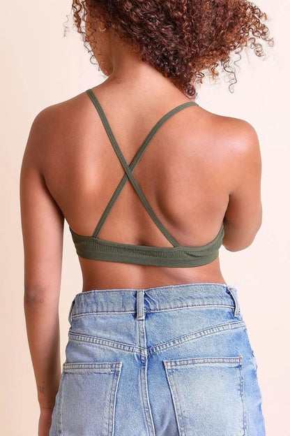 High Neck Crochet Lace Bralette – Stylish Layering Essential