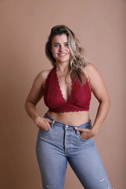 Plus Halter Top Bralette