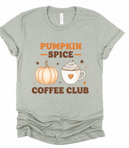Pumpkin Spice Coffee Club Graphic Tee