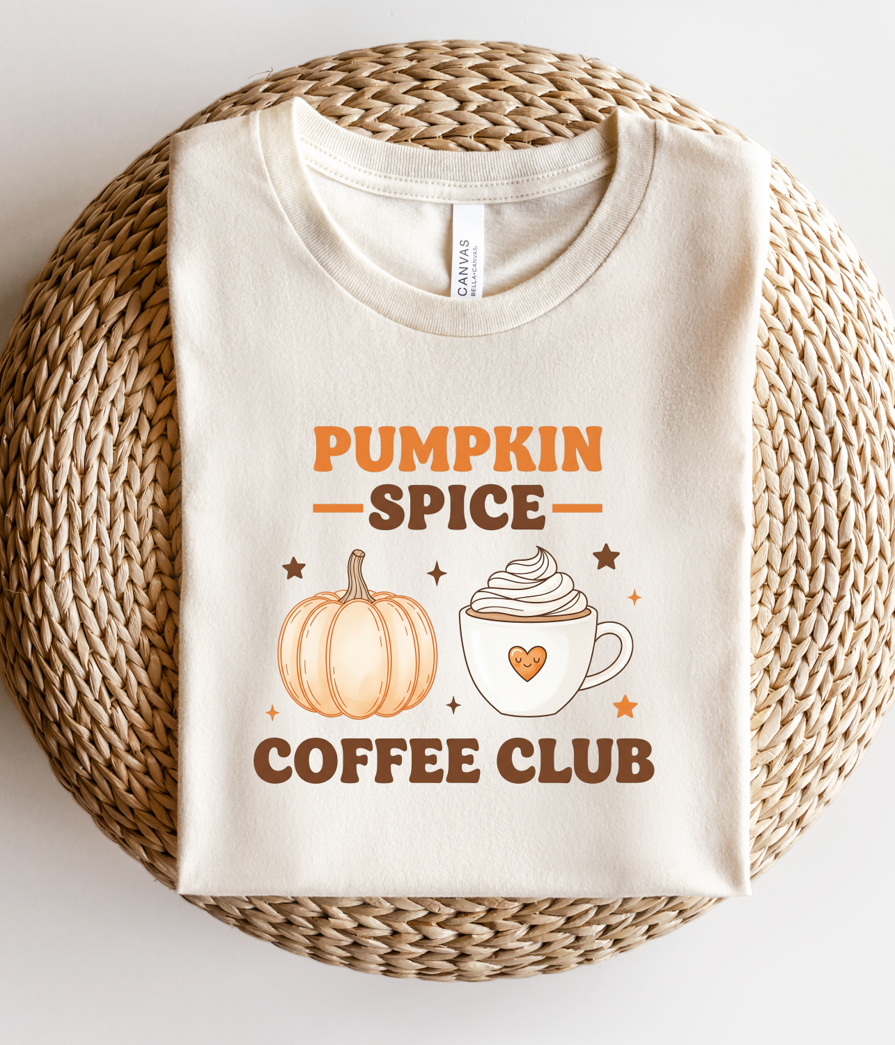 Pumpkin Spice Coffee Club Graphic Tee