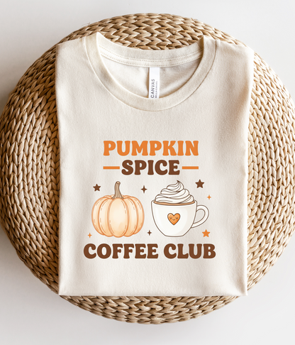 Pumpkin Spice Coffee Club Graphic Tee