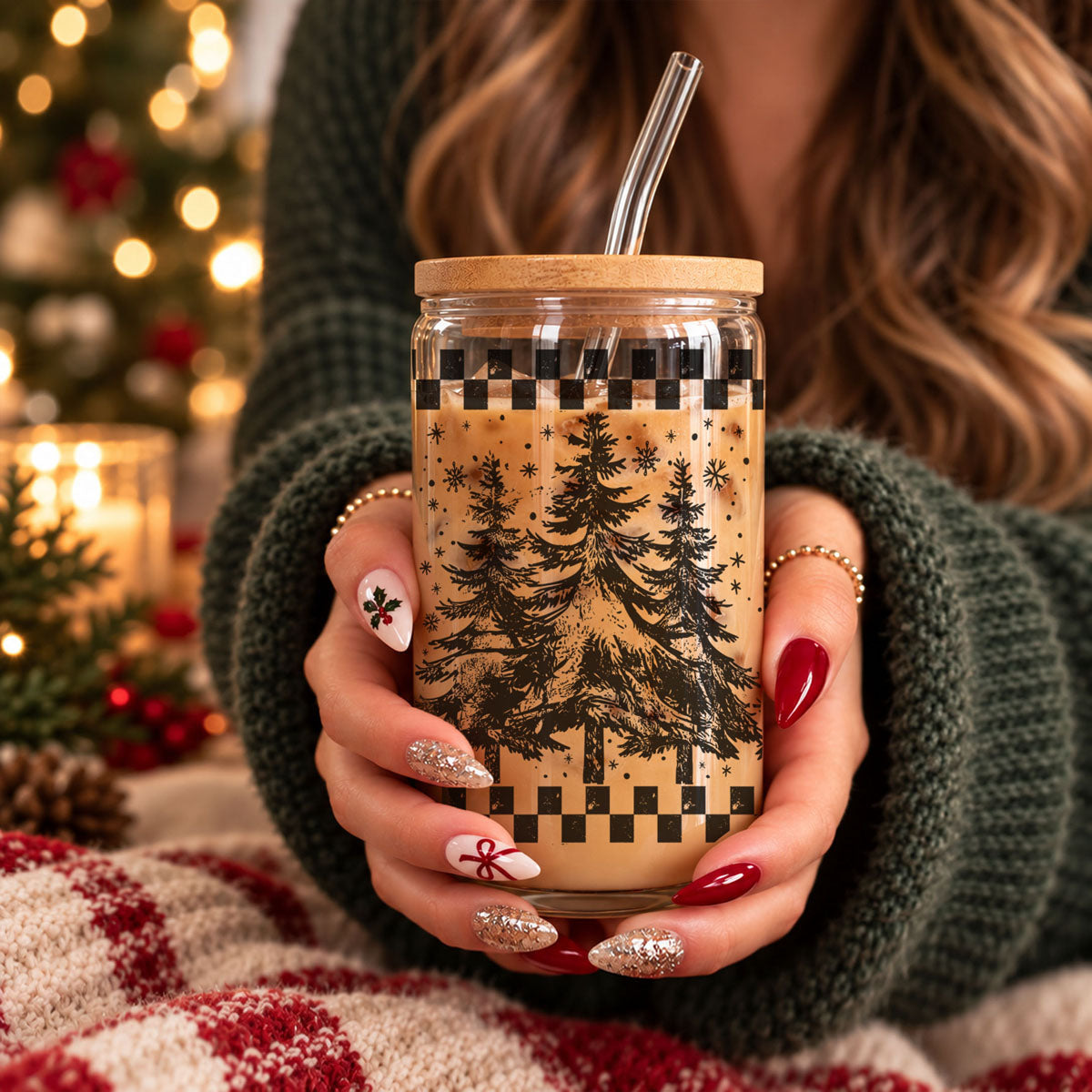 Retro Christmas Tree 17oz