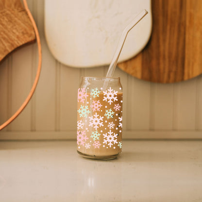 Pastel Snowflakes 17oz