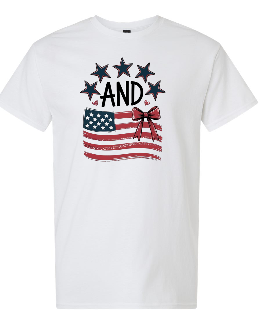 Stars & Stripes Gildan Softstyle Graphic Tee
